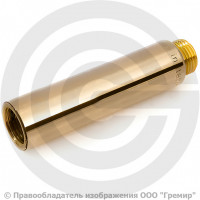 Удлинитель латунный НР-ВР (НАР-ВН) Ду-15 (1/2") L=15мм STOUT