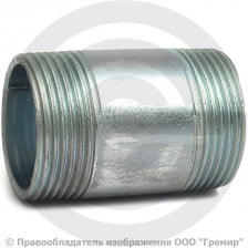 Бочонок стальной оцинкованный L=70мм Ду-40 (1 1/2") АС