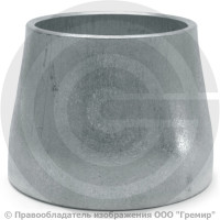 Переход 133х5-108х4 (Ду 125-100) оцинкованный концентрический ГОСТ 17378 КАЗ