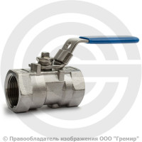 Кран нержавеющий AISI 316 (CF8M) Ду-50 (2") Ру-63 ВР (ВН) муфтовый полнопроходной АДЛ BV16