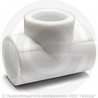 Тройник PP-R белый внутренняя пайка Дн 110 VALFEX