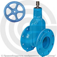 Задвижка чугунная фланцевая Ду-65 Ру-16 (Т<70°С) A 4000A Hawle