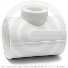 Тройник PP-R переходной белый внутренняя пайка Дн 20-25-20 VALFEX