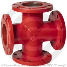 Крест фланцевый КФ стальной Ду 400-350 Ру-10 КЗСД
