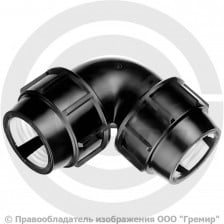 Отвод ПЭ компрессионный Дн 110 90гр Джилекс