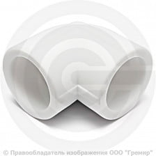 Угольник PP-R белый внутренняя пайка Дн 25 90гр RTP (РосТурПласт)