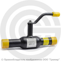 Кран стальной под приварку Ду-32 Ру-40 L=260мм полнопроходной Broen Ballomax КШТ 60.112.032