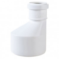 Переход PP-M эксцентрический бесшумный белый Дн 160-110 б/нап в/к RTP (РосТурПласт)