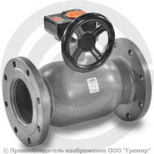 Кран стальной фланцевый с редуктором Ду-150 Ру-25 L=380мм LD КШ.Ц.Ф.Р. 150/125.025.Н/П