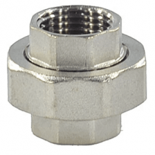 Американка (соединитель) латунная прямая ВР (ВН) Ду-15 (1/2") SantechSystems