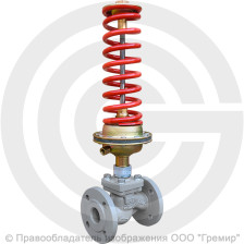 Регулятор давления прямого действия НО "после себя" чугунный фланцевый Ду-40 Ру-16 Kvy=25м3/ч 0,1-0,6 МПа Энерготехномаш УРРД-НО-РД