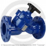 Клапан балансировочный ручной чугунный фланцевый Ду-50 Ру-16 Kvs=41.9м3/ч с измерительными ниппелями Benarmo