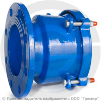 Патрубок фланец-раструб компенсационный ПФРк Ду-150 (L=159-173)