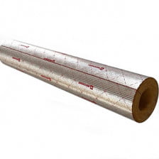 Цилиндр навивной минеральная вата 30/48 L=1м кашированный фольгой ROCKWOOL 100