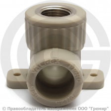 Водорозетка PP-R серая ВР (ВН) Дн 25-1/2" 90гр Pro Aqua