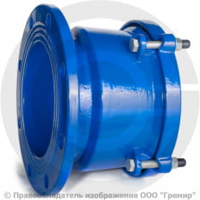 Патрубок фланец-раструб компенсационный ПФРк Ду-200 (L=213 - 230)