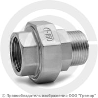 Американка нержавеющая AISI 304 НР-ВР (НАР-ВН) Ду-25 (1")