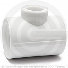 Тройник PP-R переходной белый внутренняя пайка Дн 40-32-40 VALFEX