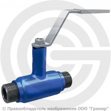 Кран стальной цапковый Ду-32 Ру-40 L=155мм полнопроходной LD КШ.Ц.Ц. Energy 032.040.П/П