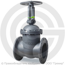 Задвижка стальная фланцевая Ду-400 Ру-16 (Т<425°С) 30с41нж Китай