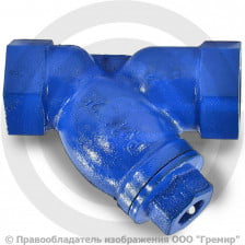 Фильтр магнитный сетчатый Y-образный чугунный Ду-32 (1 1/4") Ру-16 ВР (ВН) (Т<150°С) ФММ Китай