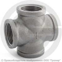 Крестовина переходная чугунная Ду 25-15 (1", 1/2")