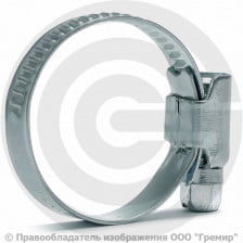 Хомут червячный нержавеющий (Дн 16-25) Китай
