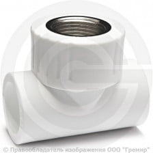 Тройник PP-R комбинированный белый ВР (ВН) Дн 20-3/4" RTP (РосТурПласт)