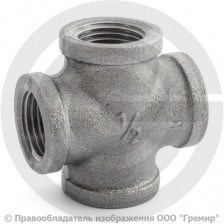 Крестовина чугунная ВР (ВН) Ду 15 (1/2")