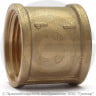 Муфта латунная ВР (ВН) Ду-25 (1") VALFEX