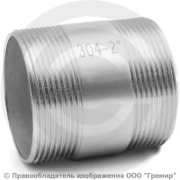 Бочонок нержавеющий AISI 304 НР-НР (трубный) Ду-50 (2")