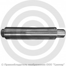 Компенсатор сильфонный осевой однослойный с кожухом с внутренним экраном Ду-80 Ру-16 L=290мм под приварку патрубки сталь КСО-Д СМК