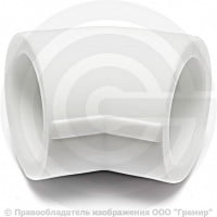 Угольник PP-R белый внутренняя пайка Дн 50 45гр VALFEX