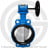 Затвор дисковый поворотный межфланцевый с редуктором Ду-150 Ру-25 EPDM с чугунным диском Tecofi VP4458-08EP