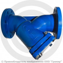 Фильтр сетчатый Y-образный чугунный фланцевый Ду-150 Ру-16 (Т<150°С) ЛМЗ ФСО
