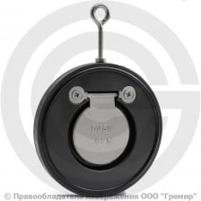 Клапан обратный одностворчатый стальной межфланцевый Ду-350 Ру-16 (Т<110°С) диск нерж Benarmo