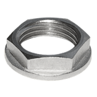 Контргайка латунная реборда ВР (ВН) Ду-15 (1/2") никель SantechSystems