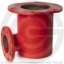 Подставка пожарная односторонняя фланцевая ППОФ стальная Ду-250 Ру-10 КЗСД