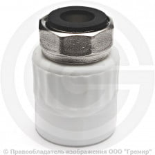 Муфта PP-R комбинированная белая с накидной гайкой Дн 25-1/2" VALFEX