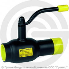 Кран стальной резьба-сварка Ду-40 (1 1/2") Ру-40 L=190мм Broen Ballomax КШТ 60.101.040