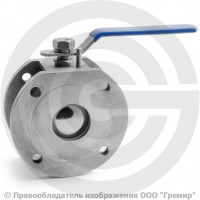 Кран нержавеющий AISI 316 (CF8M) межфланцевый Ду-50 Ру-16 полнопроходной АДЛ BV17