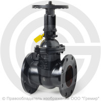 Задвижка чугунная фланцевая Ду-400 Ру-10 (Т<225°С) 30ч6бр Китай