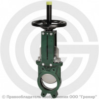 Задвижка шиберная односторонняя с невыдвижным штоком Ду-300 Ру-7 (Т<80°С) VG4400 Tecofi