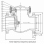 Клапан обратный поворотный стальной фланцевый Ду-150 Ру-16 19с76нж