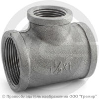 Тройник переходной чугунный ВР (ВН) Ду 40-25 (1 1/2"-1")