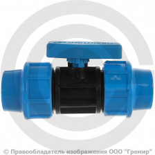 Кран ПНД компрессионный Дн 25-25 Ру-16 Джилекс