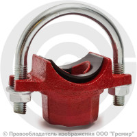 Отвод (седелка) резьбовой грувлок Ду 25-15 (Дн 34-1/2") Ру-25 Ubolt XGQT15U