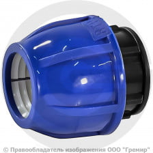 Заглушка ПЭ компрессионная Дн 25 Ру-16 VALFEX