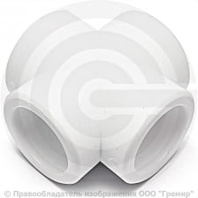 Крестовина PP-R белая внутренняя пайка Дн 20 RTP (РосТурПласт)