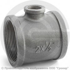 Тройник переходной чугунный ВР (ВН) Ду 50-15 (2"-1/2")